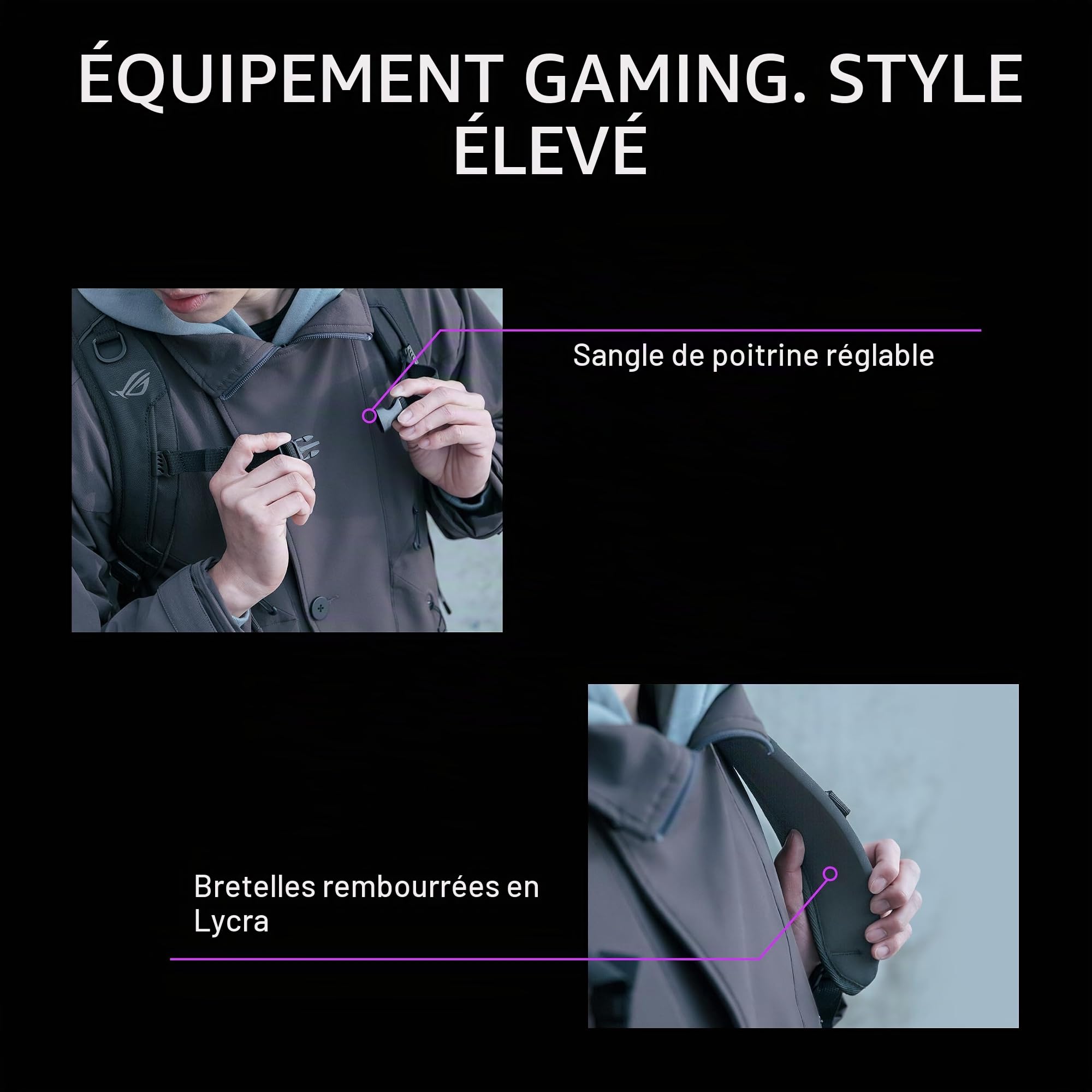 ASUS - Sac à dos ROG Ranger BP2701 Gris