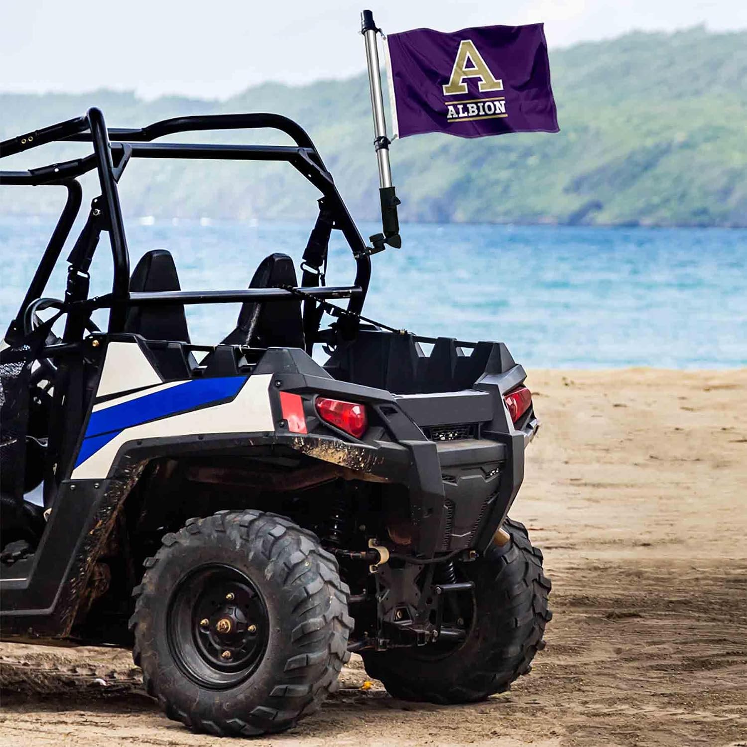 College Flags & Banners Co. Albion Britons Boat and Golf Cart Flag