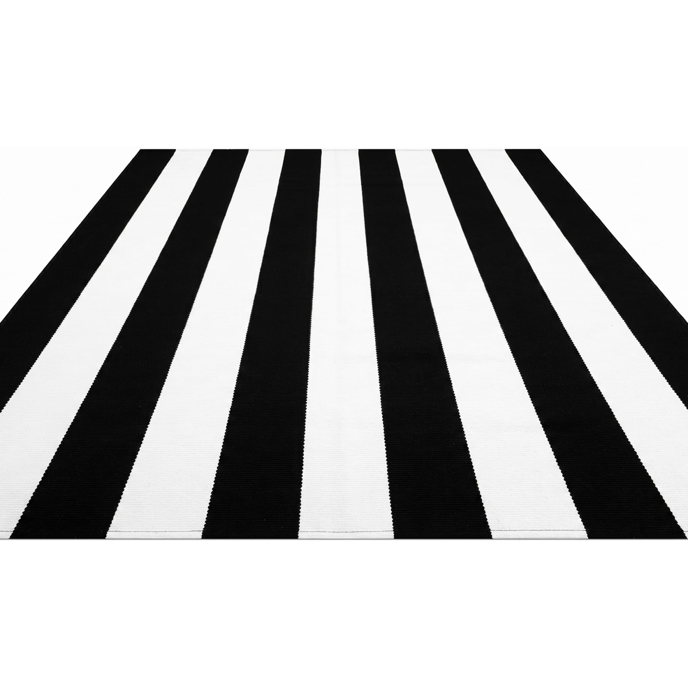 Tapis de bain rayé blanc idéal entrée et douche format 24x47 pouces