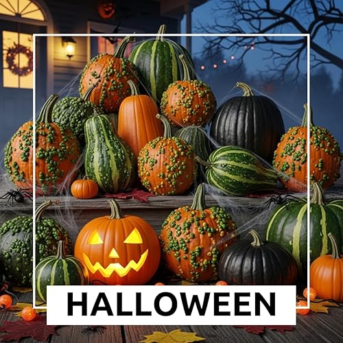 Miniatura 3 de Semillas exóticas de calabaza Black Kat para plantar (10 semillas)  Calabazas negras profundas de piel lisa  Variedad decorativa rara para jardines