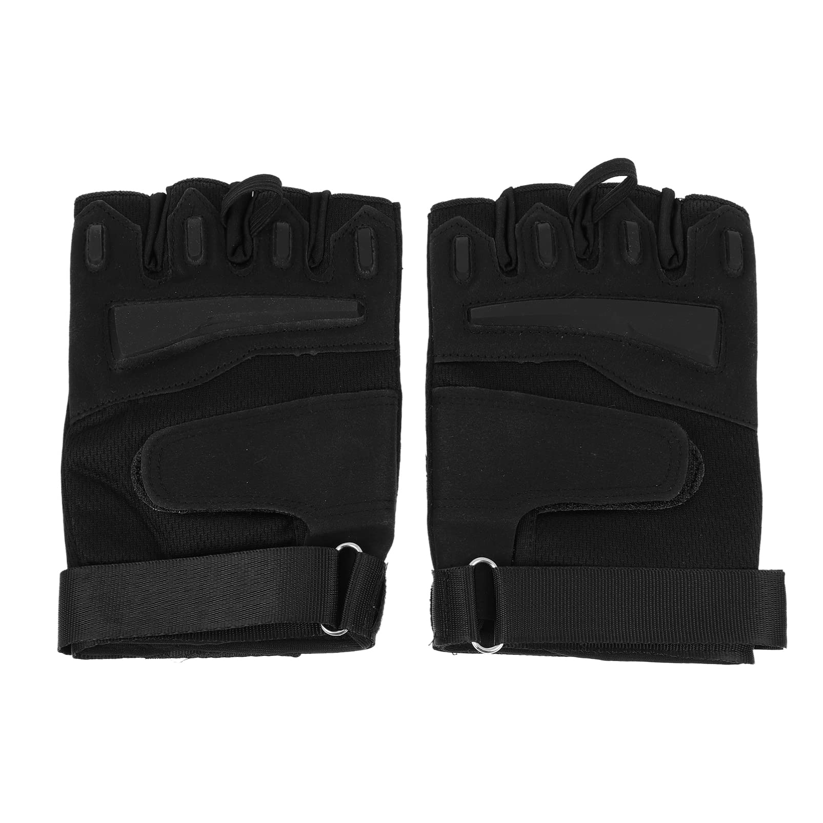 GALPADA guanti da ciclismo fitness guantini palestra kit per piercing all'orecchio guanti da equitazione antiscivolo guanti sportivi guanti da allenamento per uomo nylon Black
