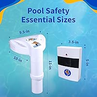 Vista 3 de Blue Wave NA4212 Poolwatch - Sistema de alarma para piscina, color blanco