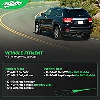 Vista 33 de AUQDD 2 unidades K80766 (para modelos de 8 lengüetas y 4WD) barra estabilizadora delantera compatible con Do-dge 2008 2007 2006 R-am 1500,2009-2006