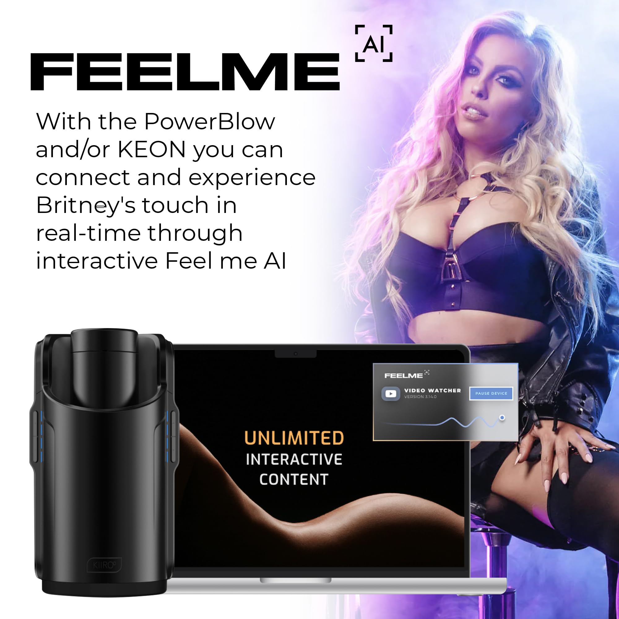Amazon.com: Male Stroker Britney Amber - FeelStar Male Masturbator Molded  from Real-Life Body Parts - Realistic Pocket Pussy for Men - Soft, Skin  Like Material - Optimized for Keon and PowerBlow :