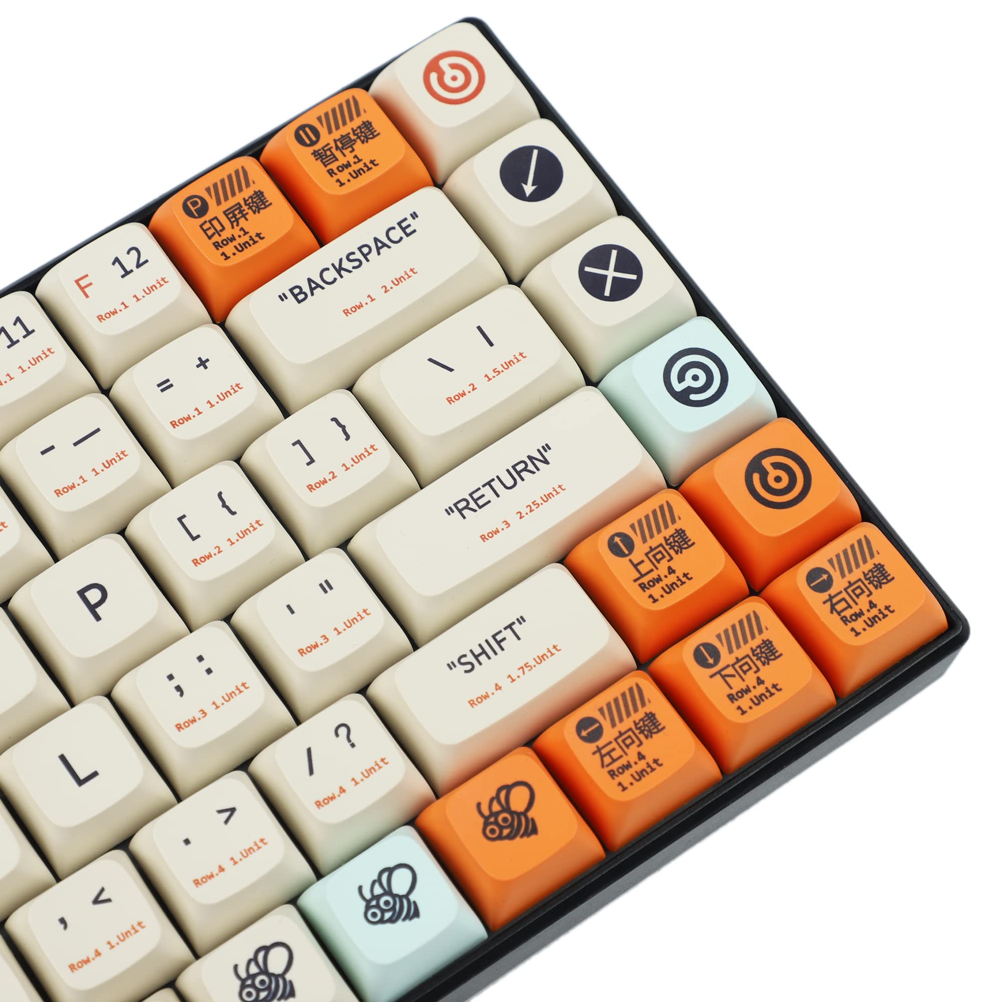 Amazon | YMDK プラスチック染料 サブ ZDA PBT キーキャップ MX