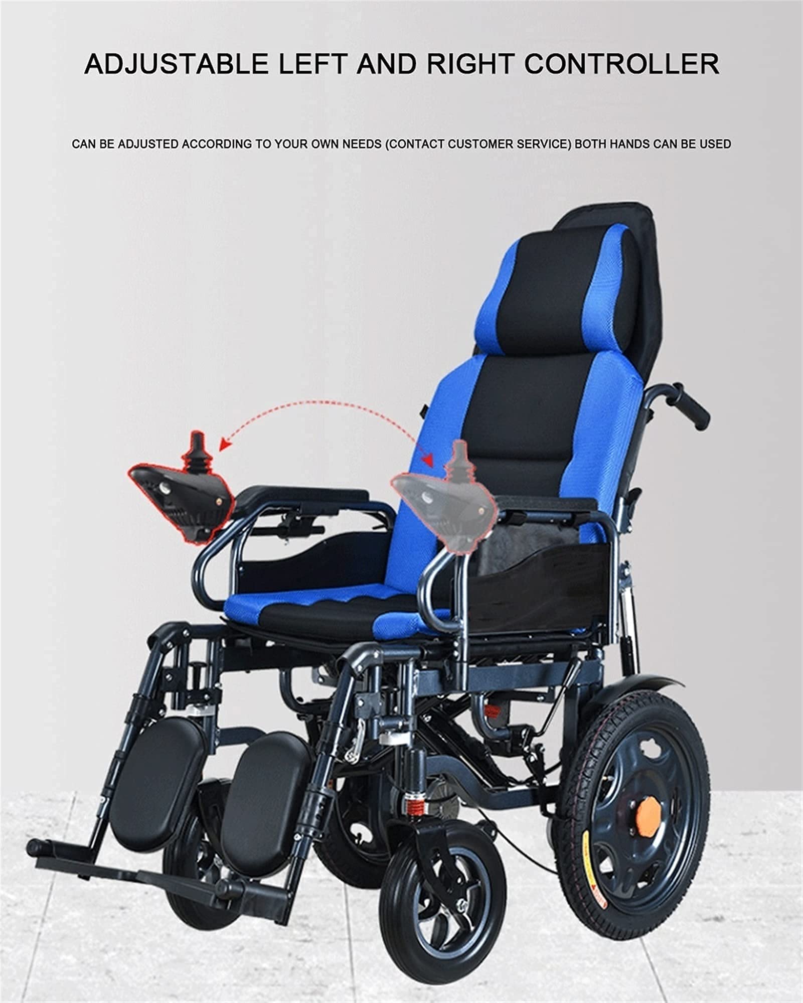 Amazon.co.jp: 電動車椅子、折りたたみ式軽量車椅子完全リクライニング
