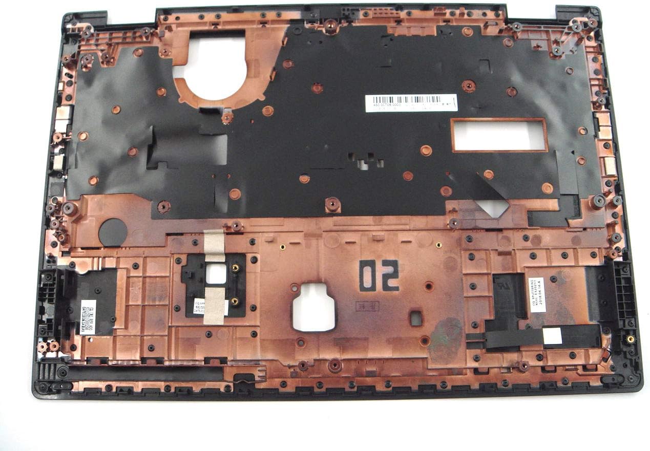 Genuine Parts for Lenovo ThinkPad L390 Yoga (20NT,20NU) Palmrest Keyboard Bezel with Fingerprint Hole 02DL925