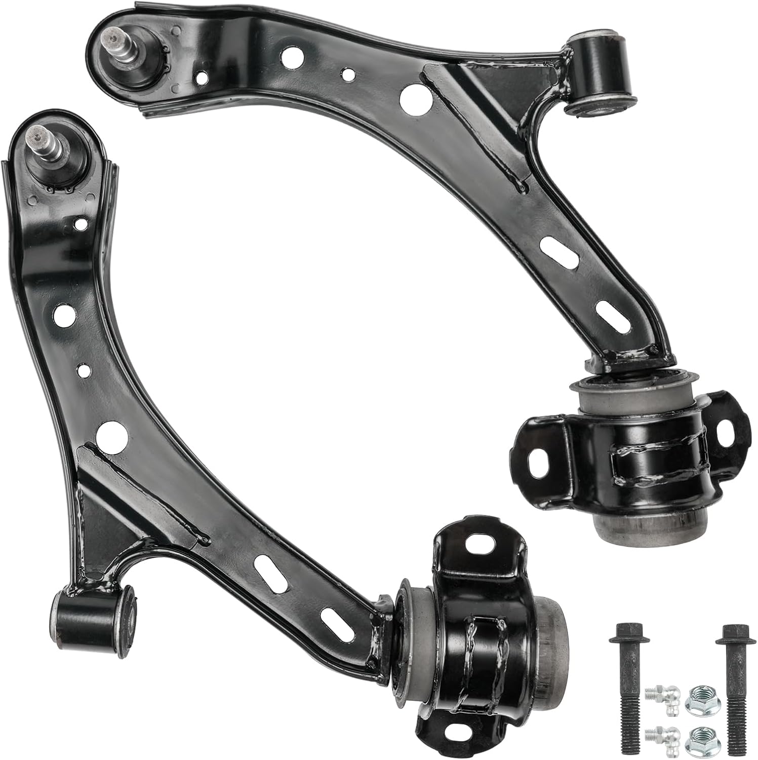 PHILTOP 2Pcs Front Right Left Lower Control Arms w/Ball Joint for 2005-2010 Mustang, K80726 K80727 Suspension Kit