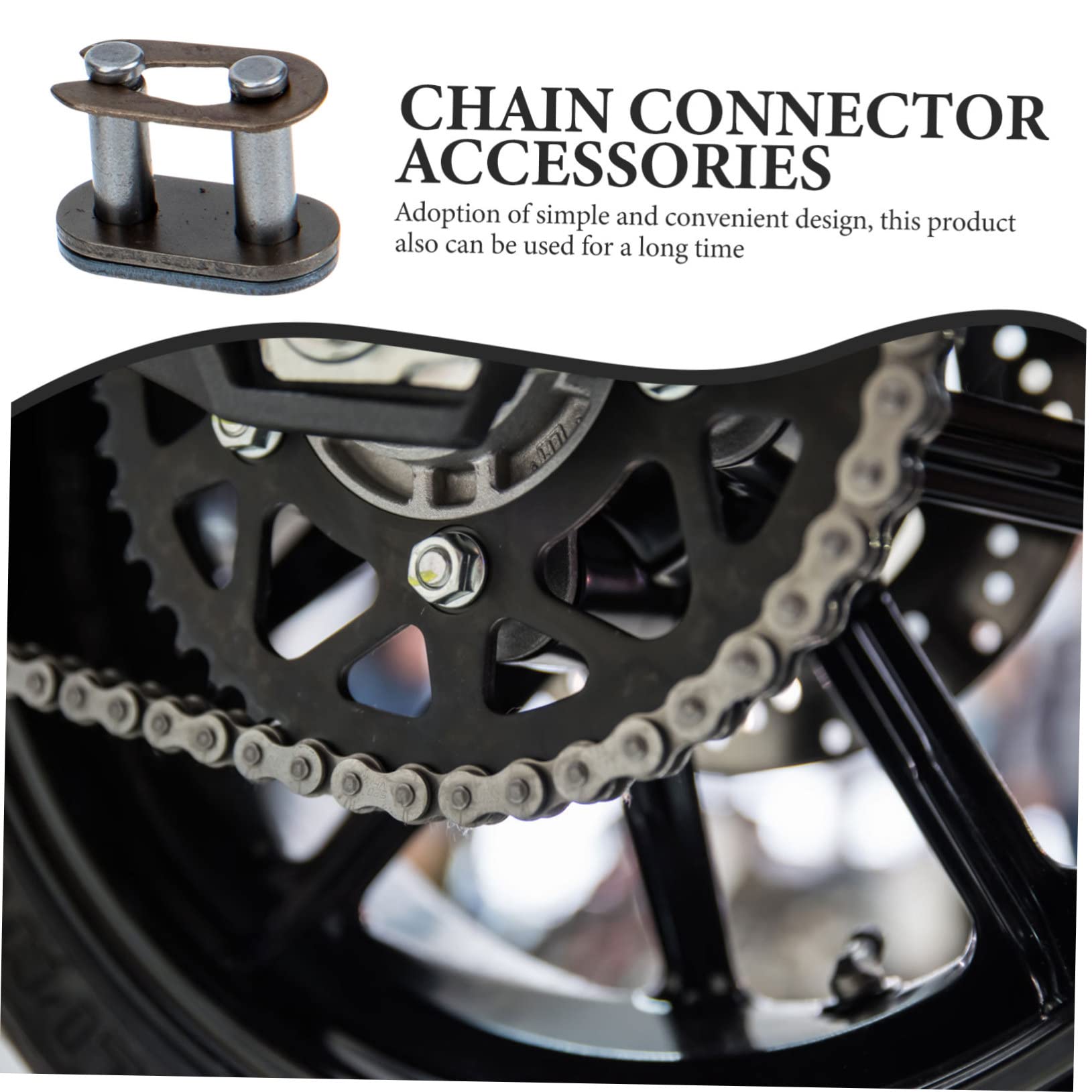 Mobestech 100stücke Kettenverbinder Für Motorräder Langlebige Roller Chain Links Einfach Zu Verwenden Geeignet Für Atv Präzise Verarbeitung Robust Und Sicher