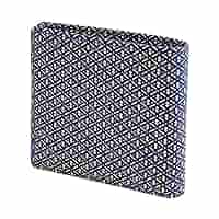 印傳屋 印伝 二つ折り財布 小銭入れ 鹿革 庵 ひょうたん柄 紺地×黒白漆 楽天市場】印伝 財布 二つ折り 印傳屋 庵 いほり Iori 8214 札入