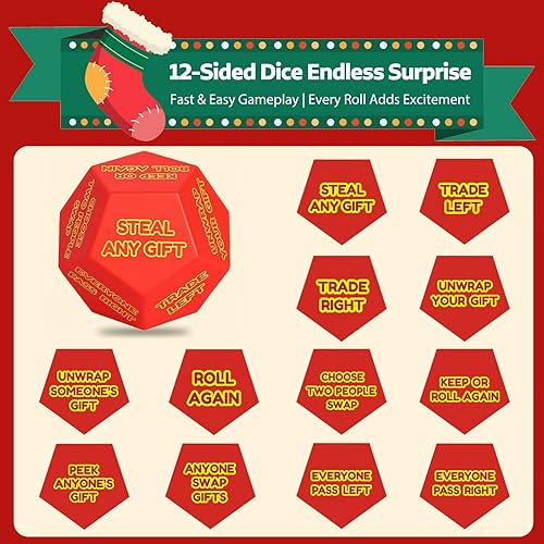 Miniatura 2 de Regalos navideños para adolescentes, adultos, hombres y mujeres, intercambio de regalos de Papá Noel, juegos de Navidad para familiares, amigos,