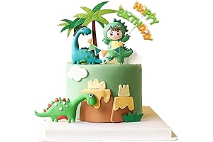 Gyufise Dinosaur Cake Decorations - The Perfect Touch for Your Dinosaur Baby Shower