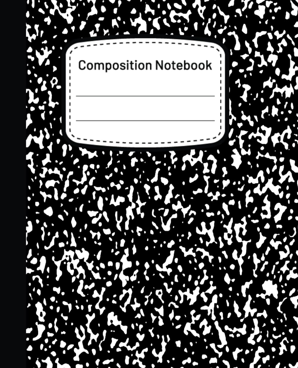 Cahier marbre noir pour organiser vos cours et notes de bureau au quotidien