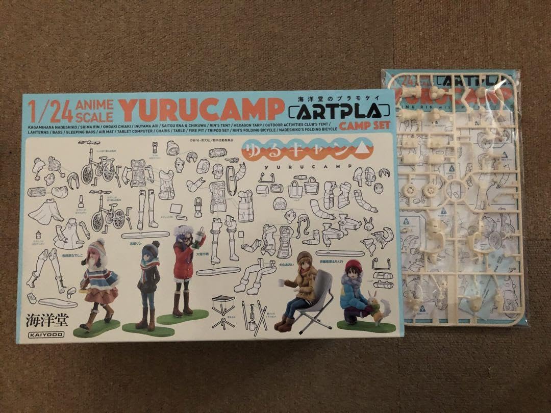 ゆるキャン△ プラモデルハスラービーノ1/24スケール3点セット