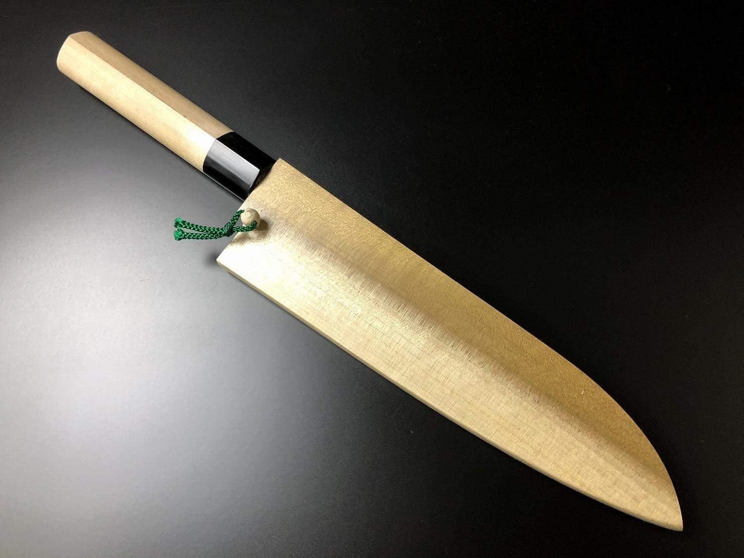 Japanese Chef's Knife ARITSUGU Santoku Blue Steel Damascus 240 mm 9.44" Saya