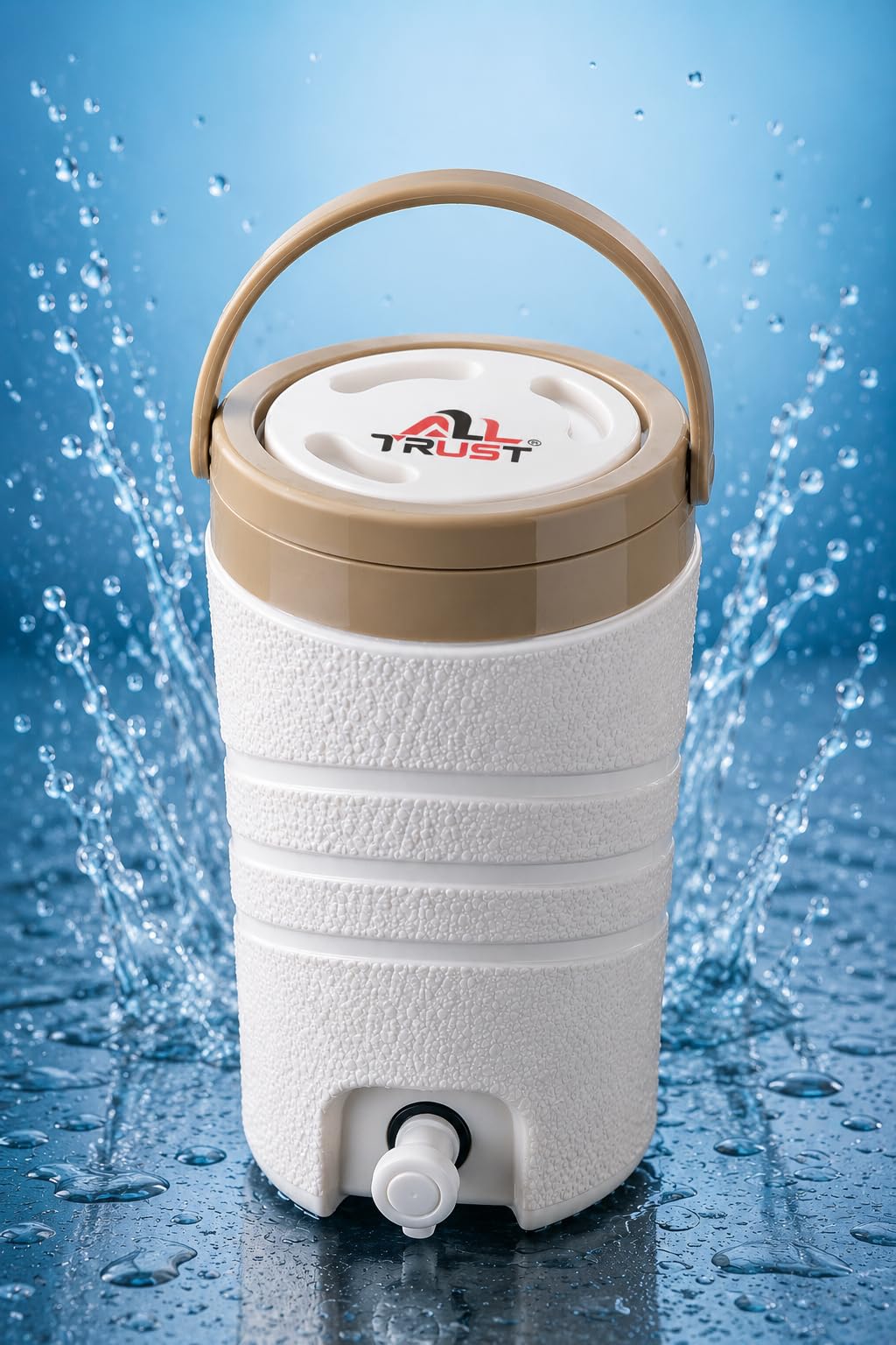 Water Dispenser Container with Tap Grey | 4.5 Litre Wide Mouth Water Storage Can | Easy Cleaning Drink Dispenser for Home, Office, Kitchen, Camping & Outdoor Use-image-12