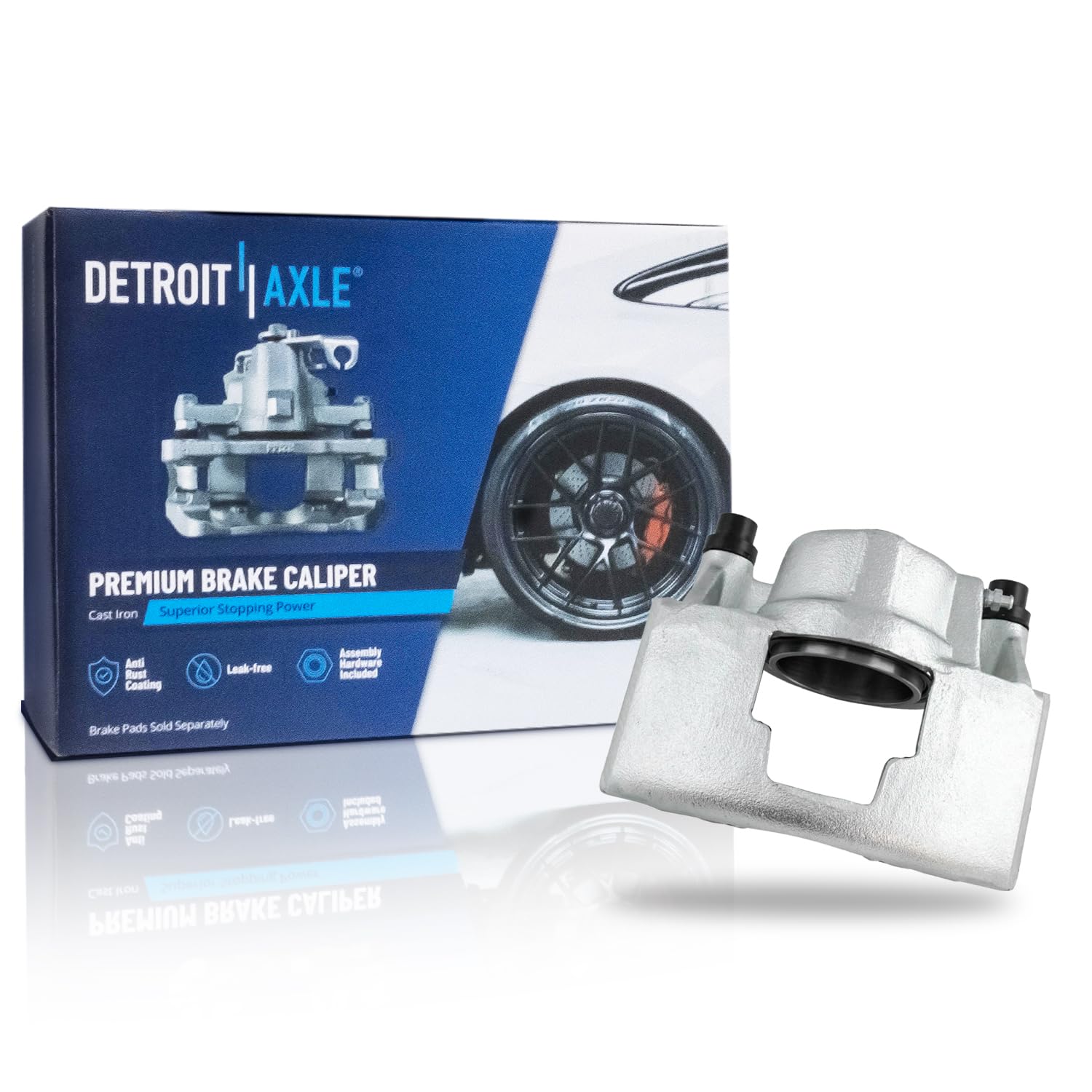 Detroit Axle - Front Right Brake Caliper for GMC C1500 C2500 K1500