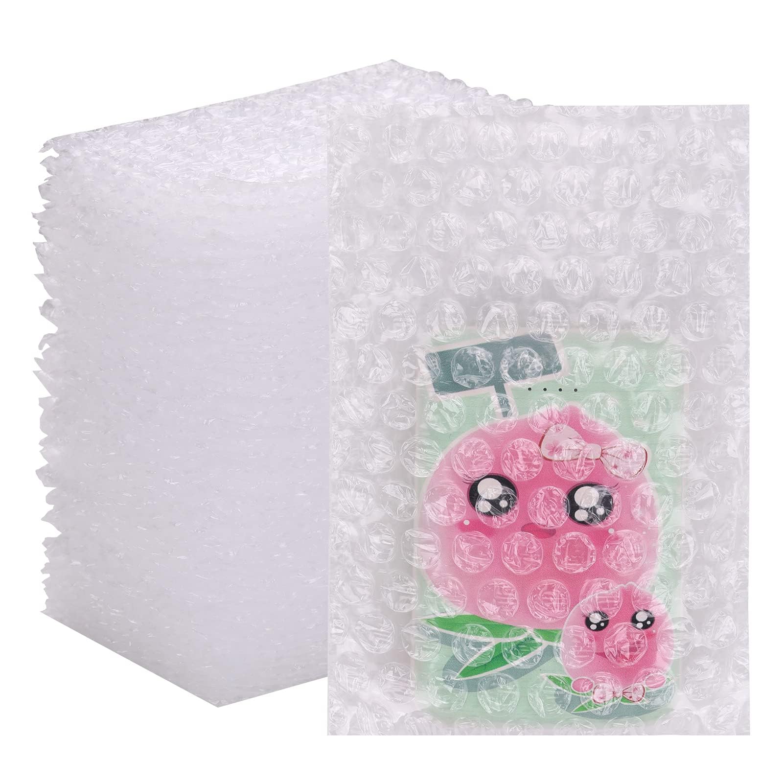 200Pack Bubble Out Bags Pouches 4x 6 Bubble Pouches Cushioning Packaging Bags Double Walled Cushioning Bags Thickening Shockproof