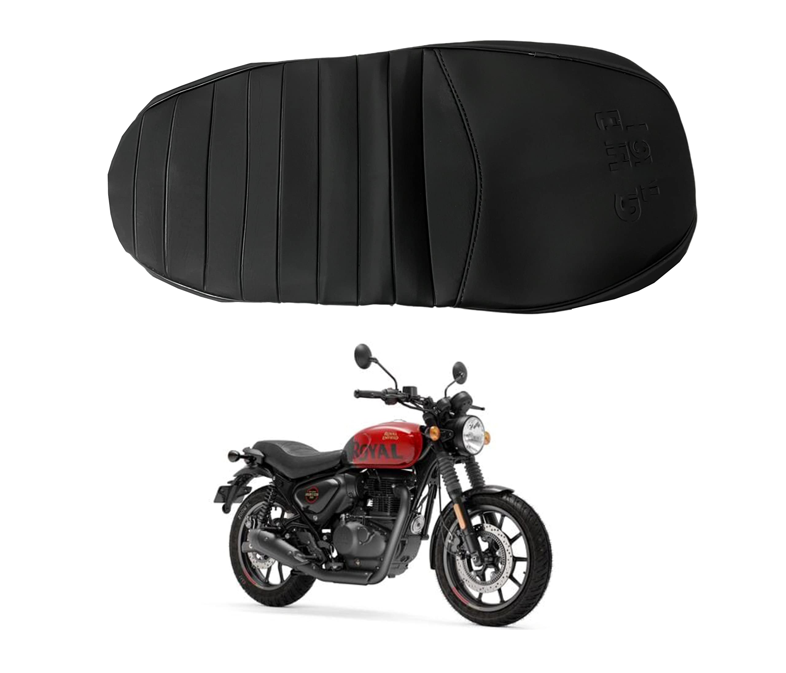 Leatherette Seat Cover for Hunter Bike 350 Waterproof Black