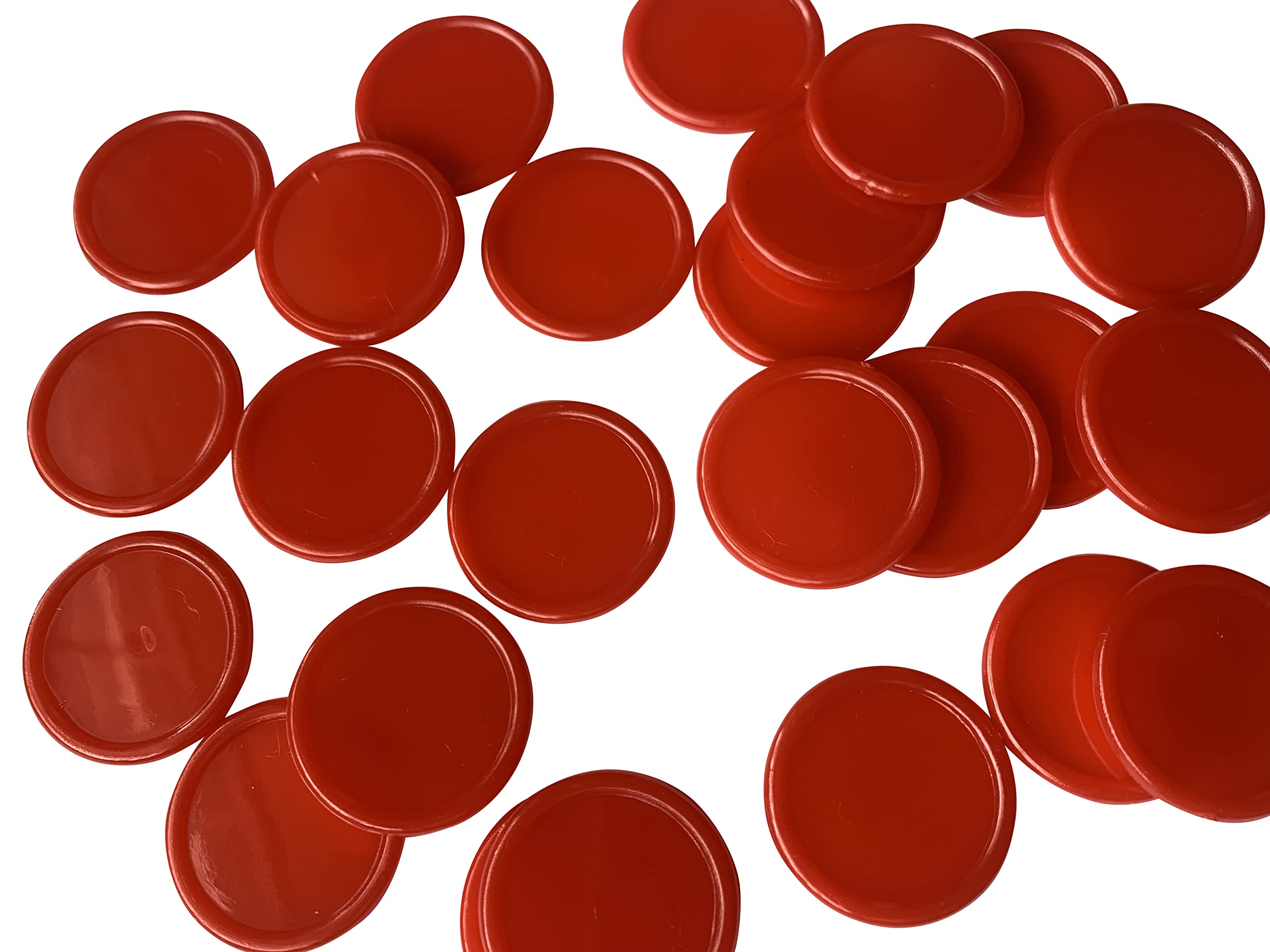 500 X TOKENS DRINK VOUCHERS REWARDS POKER CHIPS 25MM (Red)