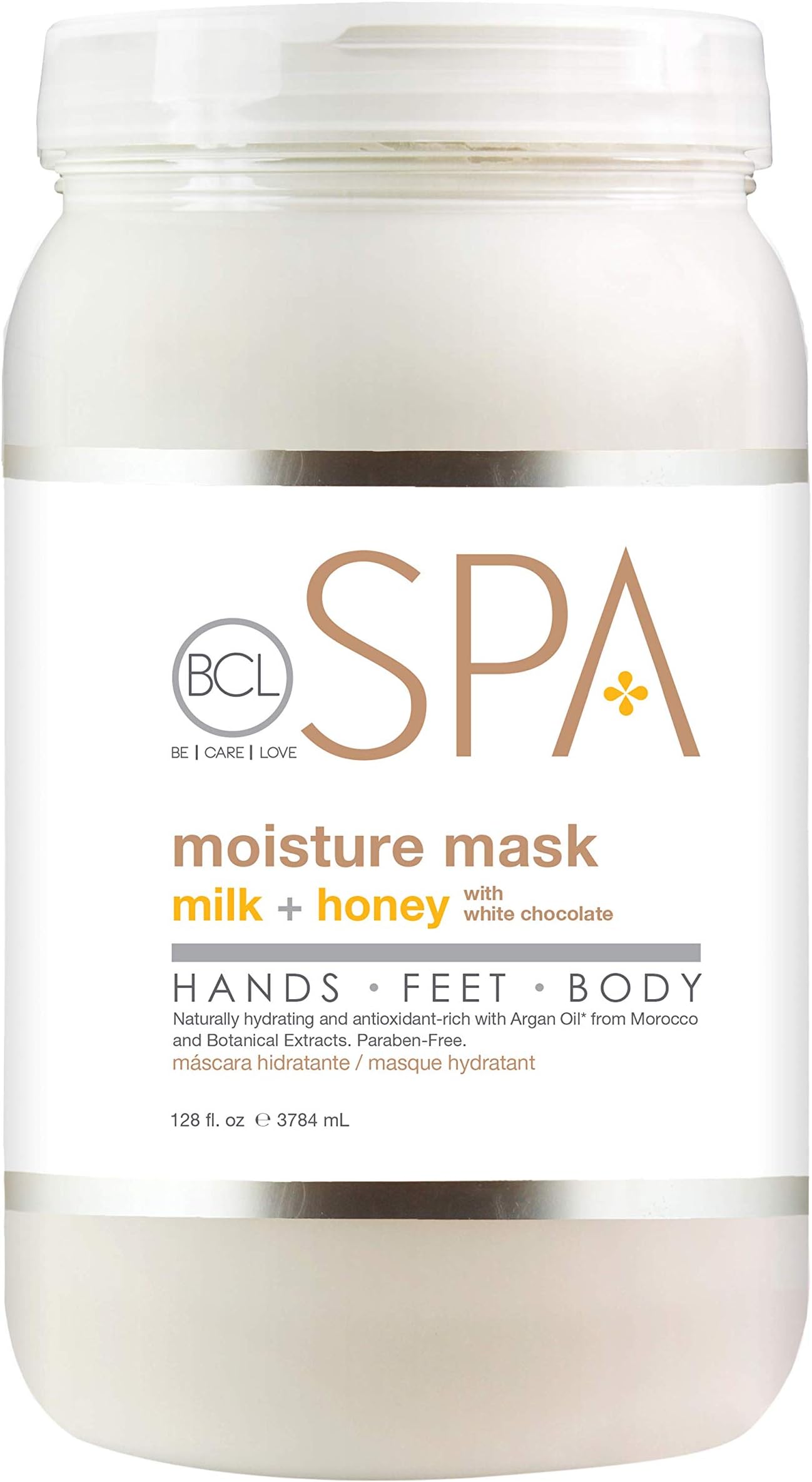 BCL SPA Moisture Mask Milk + Honey with White Chocolate, 128 oz