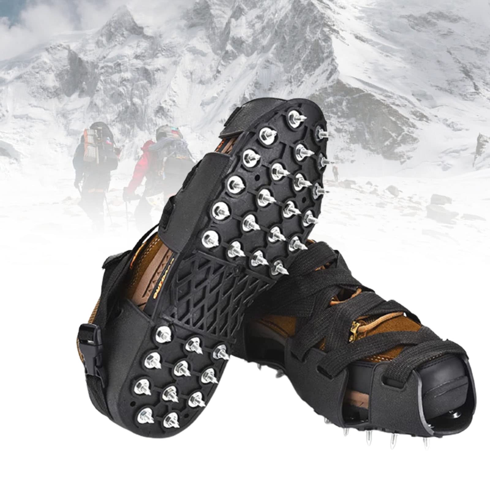 Crampons résistants au froid glace et neige pour marche et jogging