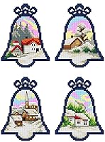 Vista 5 de Crafting Spark Kit de punto de cruz contado con conejitos de lona de plástico - Paisaje 178CS