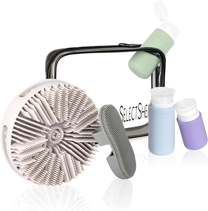 Escova manual de silicone para limpeza corporal SELECTSHEN