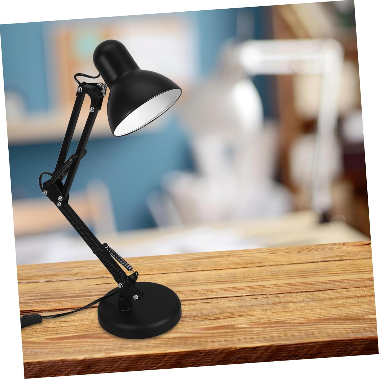 TEHAUX Folding Table Lamp for Boys and Girls Reading Writing Desk Lamp Swing Arm Portable Compact Eye-Care Led Light for Student Home Office