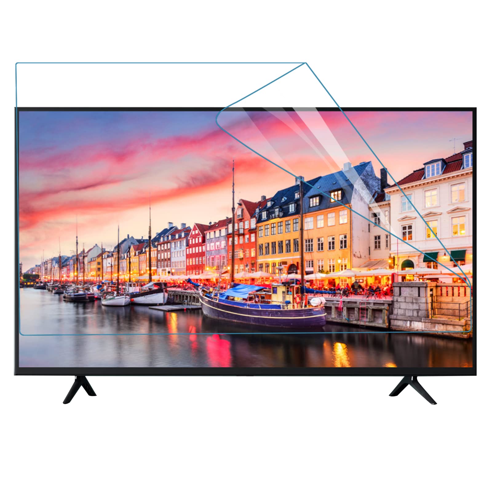 49/50 Pulgadas Protector de Pantalla de TV Anti Luz Azul, TV Protector De Pantalla Película Antirreflejo Alivia La Fatiga Ocular, para Led, LCD, Pantalla,HD-49in(1075X604) mm