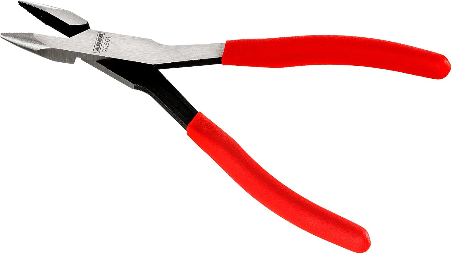 ARES 70661-8-Inch Snip Nose Duck Bill Pliers - Cross Cut Teeth For Superior Gripping Power - For Hard to Reach Narrow Spaces & Limited Clearance Areas - Automotive, Electrical Work & More