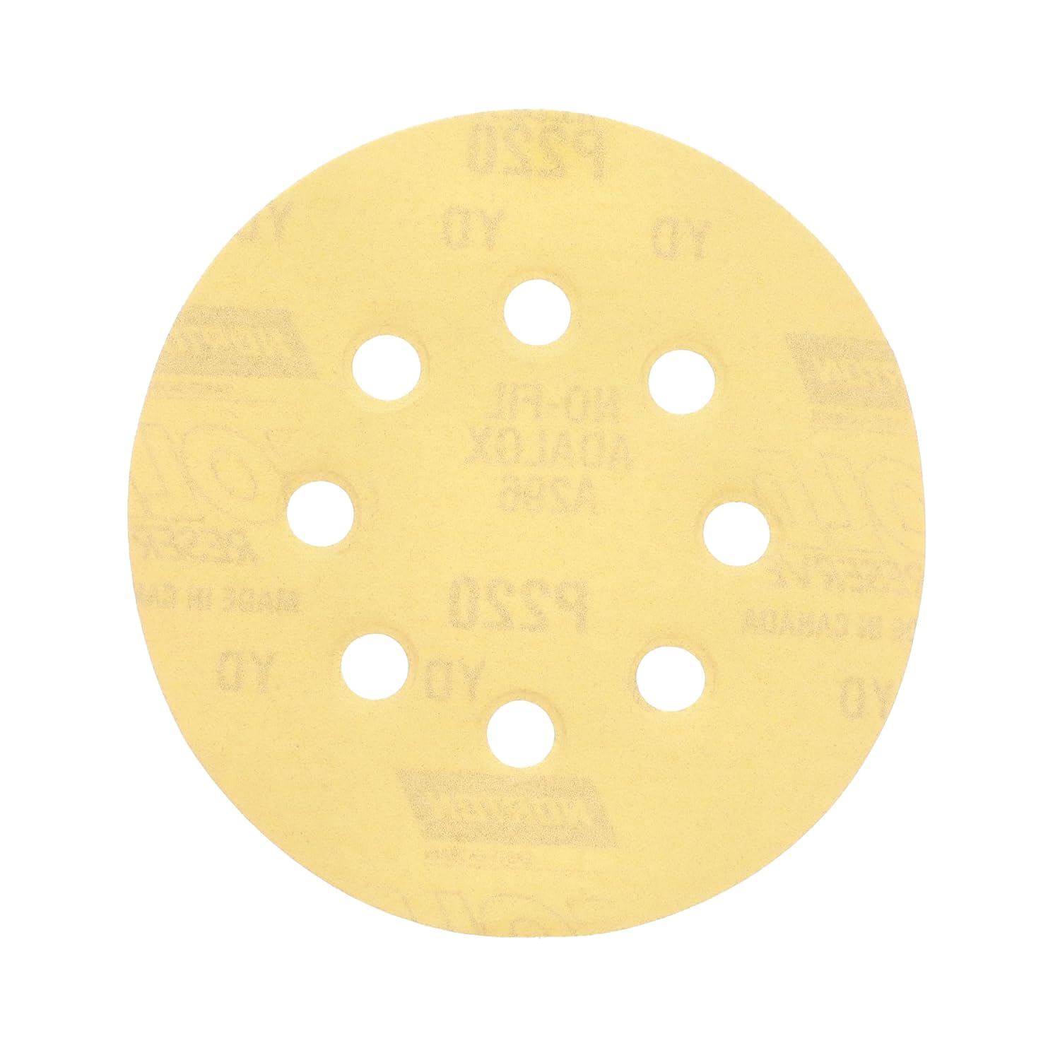 Norton MultiSand Hook and Loop Sanding Discs, Orbital Sander Sandpaper for Wood, Metal and Fiberglass, 220 Grit Sand Paper, 5 Inch Sanding Discs Hook and Loop, Pack of 25