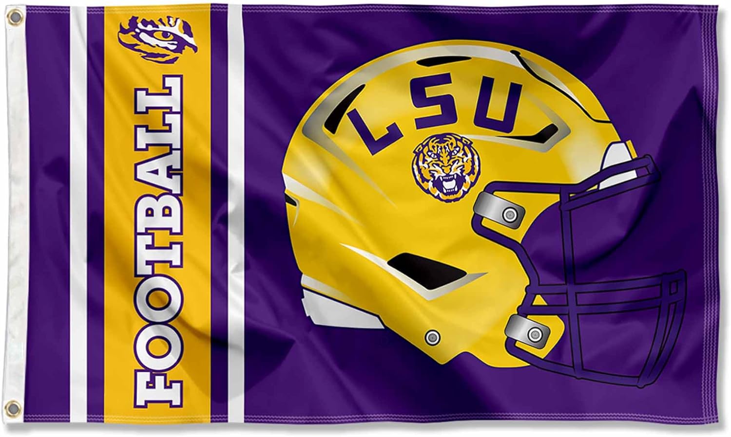 Louisiana State LSU Tigers Football 3x5 Grommet Flag