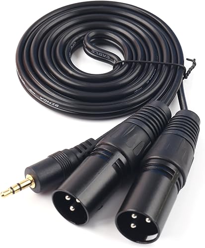 siyear 3 5A 1 20 3A cm Mini Jack stereo TRS auf Dual XLR Pin Stecker Unsymmetrisch Interconnect Kabel Splitter Patch Kabel 1 5A m 5A ft siyear 3 5A 1 20 3A cm Mini Jack stereo TRS auf Dual XLR Pin Stecker Unsymmetrisch Interconnect Kabel Splitter Patch Kabel 1 5A m 5A ft