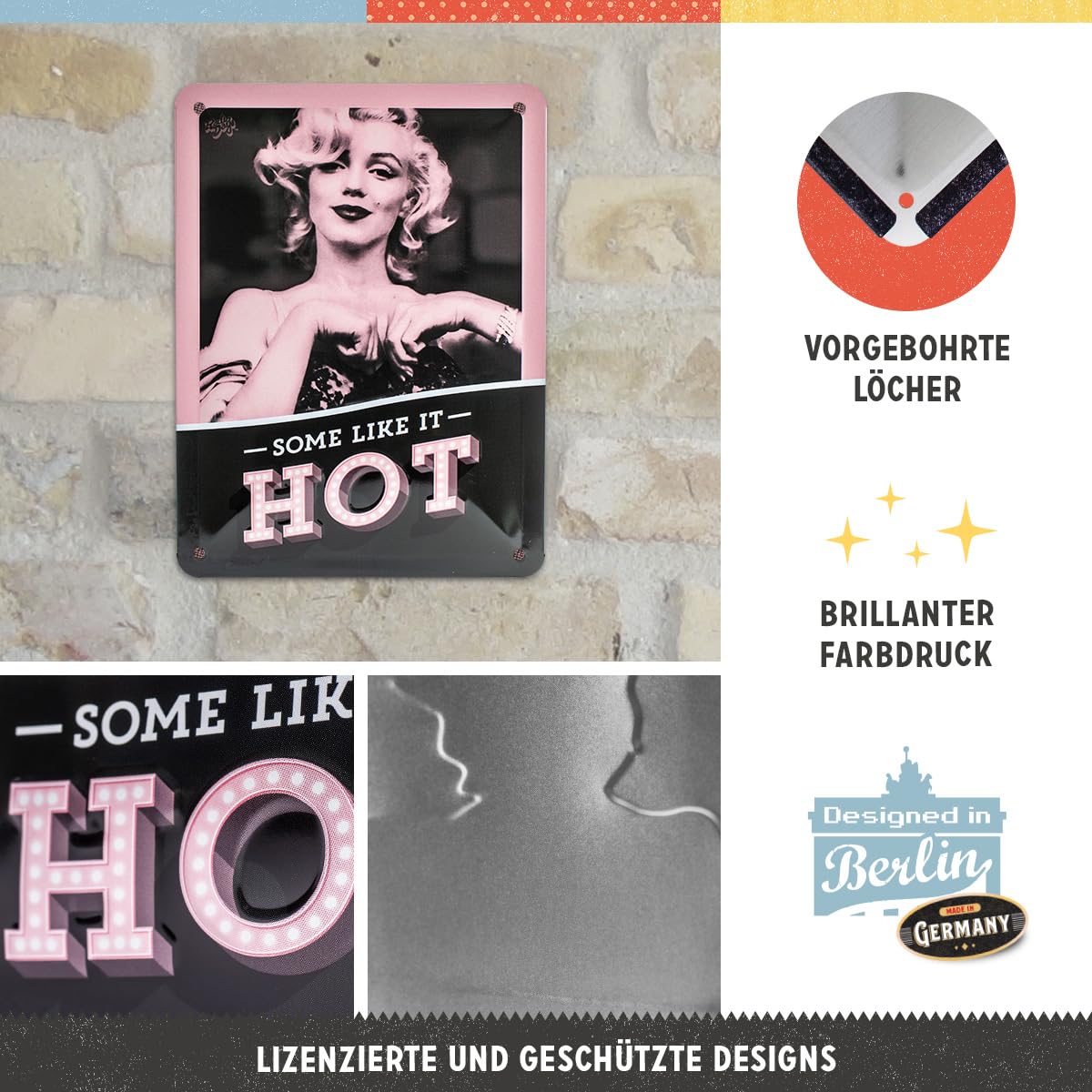 Amazon.co.jp: ブリキ看板 マリリンモンロー Marilyn - Some Like It