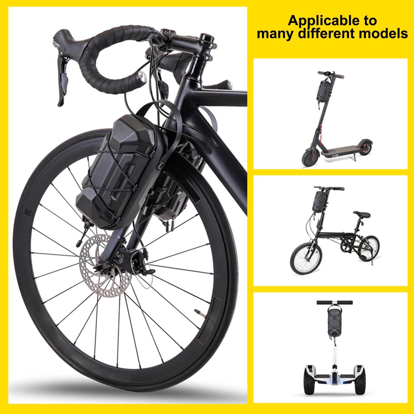 Rollertasche, Fahrradrahmentasche, Lenker-Organizer | Rollerhalter mit Kordelzug Tasche Versorgung Fahrrad Zubehör Motorrad E-Bike Road Mountain Faltrad