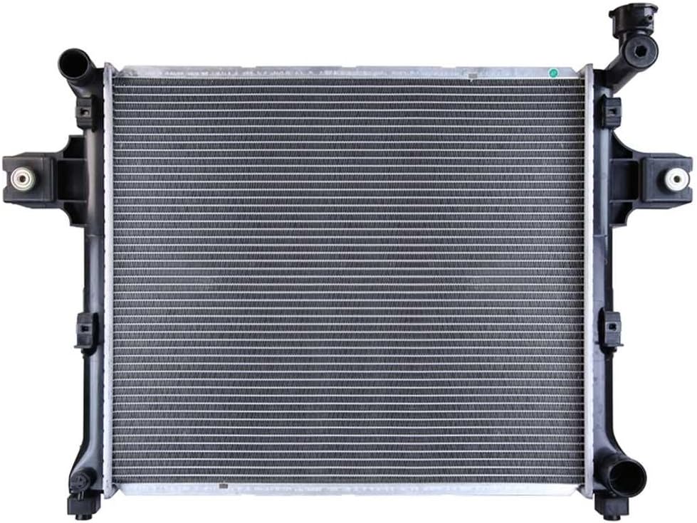 AutoShack RK1138 Radiator Replacement for 2005 2006 2007 2008 2009 2010 Jeep Grand Cherokee 2006-2010 Commander 3.0L 3.7L 4.7L 6.1L V6 V8 4WD AWD RWD