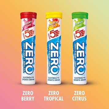 HIGH5 ZERO Electrolyte Tablet - Hydration Tablets Enhanced with Vitamin C - 0 Calories & Sugar Free - Boost Hydration, Performance & Wellness - Triple Pack, 60 Tablets (20x, Pack of 3)