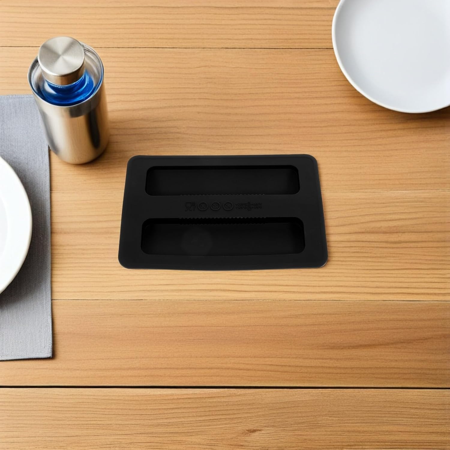 Cabilock 2pcs Silicone Bread Maker Dust Cover for Toaster Top, Heat Resistant Protective Lid for Home Kitchen Appliance, Debris Shield for Breakfast Bread Machine