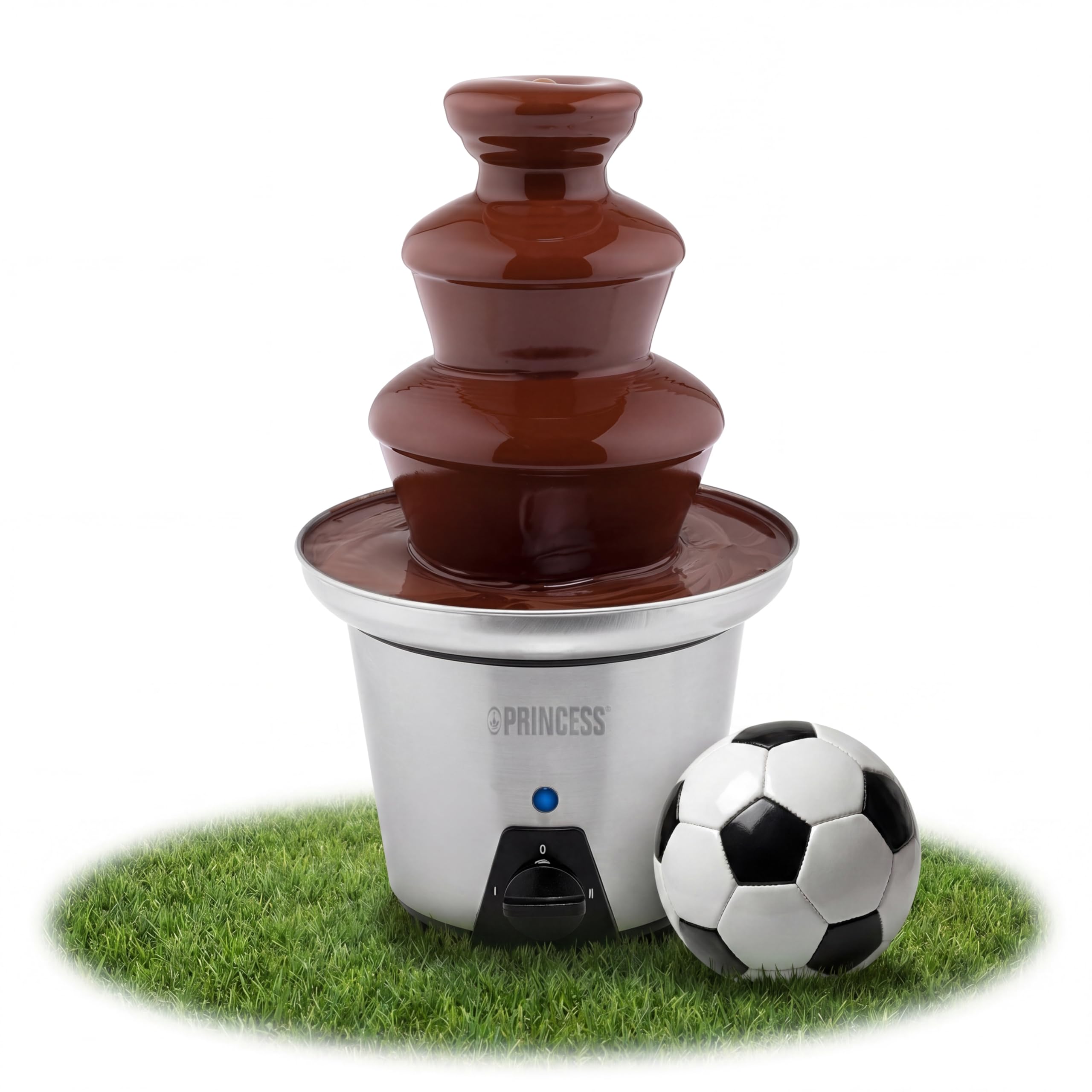 Princess Fontaines à chocolat, Inox Brossé, 3 étages XL (0,7 L)