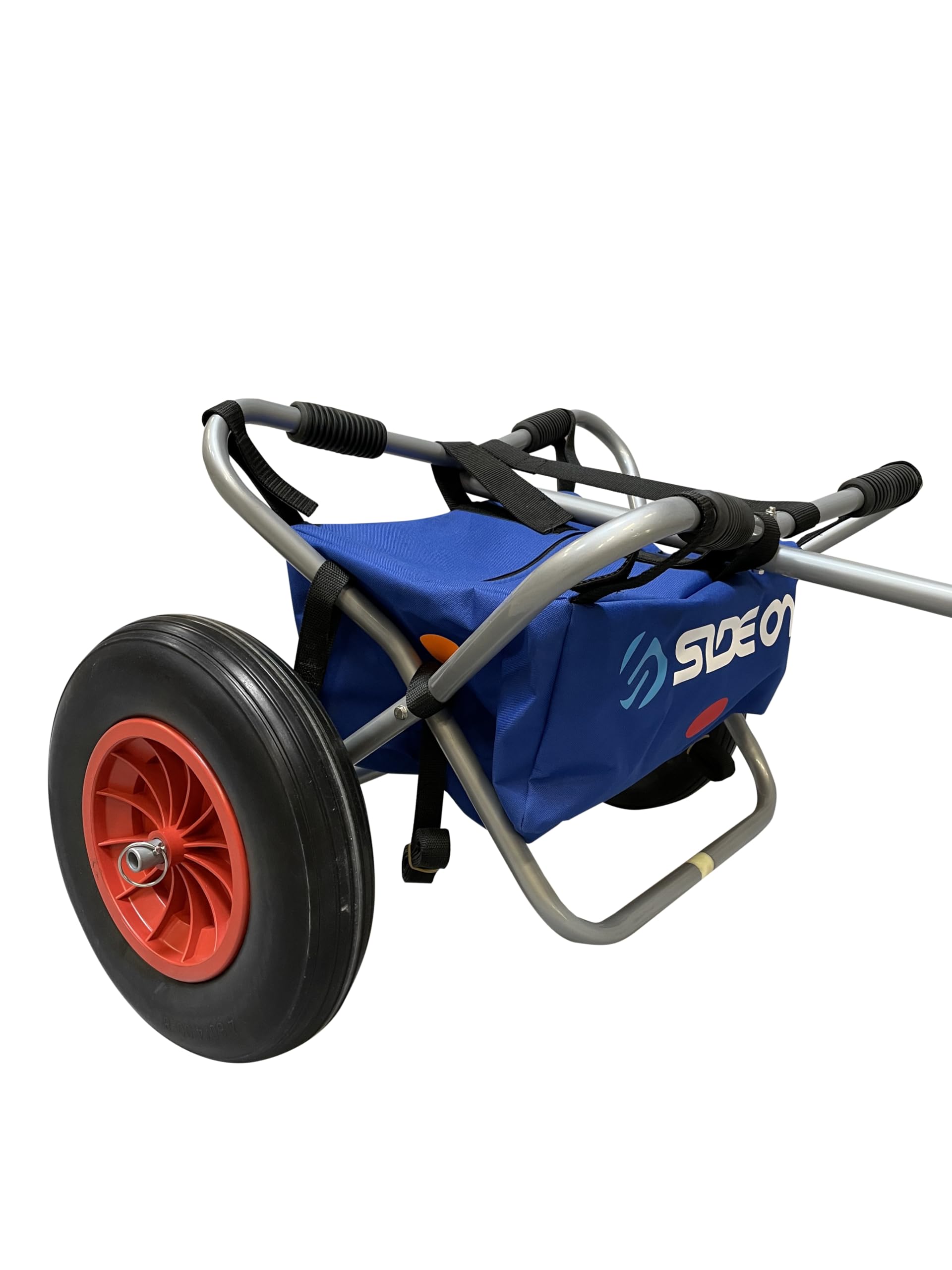 Chariot de Transport pour Planche de Surf 180cm Roues Tout-Terrain Support Vélo