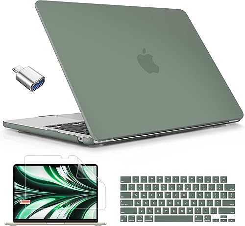 Miniatura 9 de Mektron Funda para MacBook Air de 15 pulgadas 2024 M3 A3114 2023 M2 A2941 con pantalla de retina líquida de 15.3 pulgadas y cubierta de