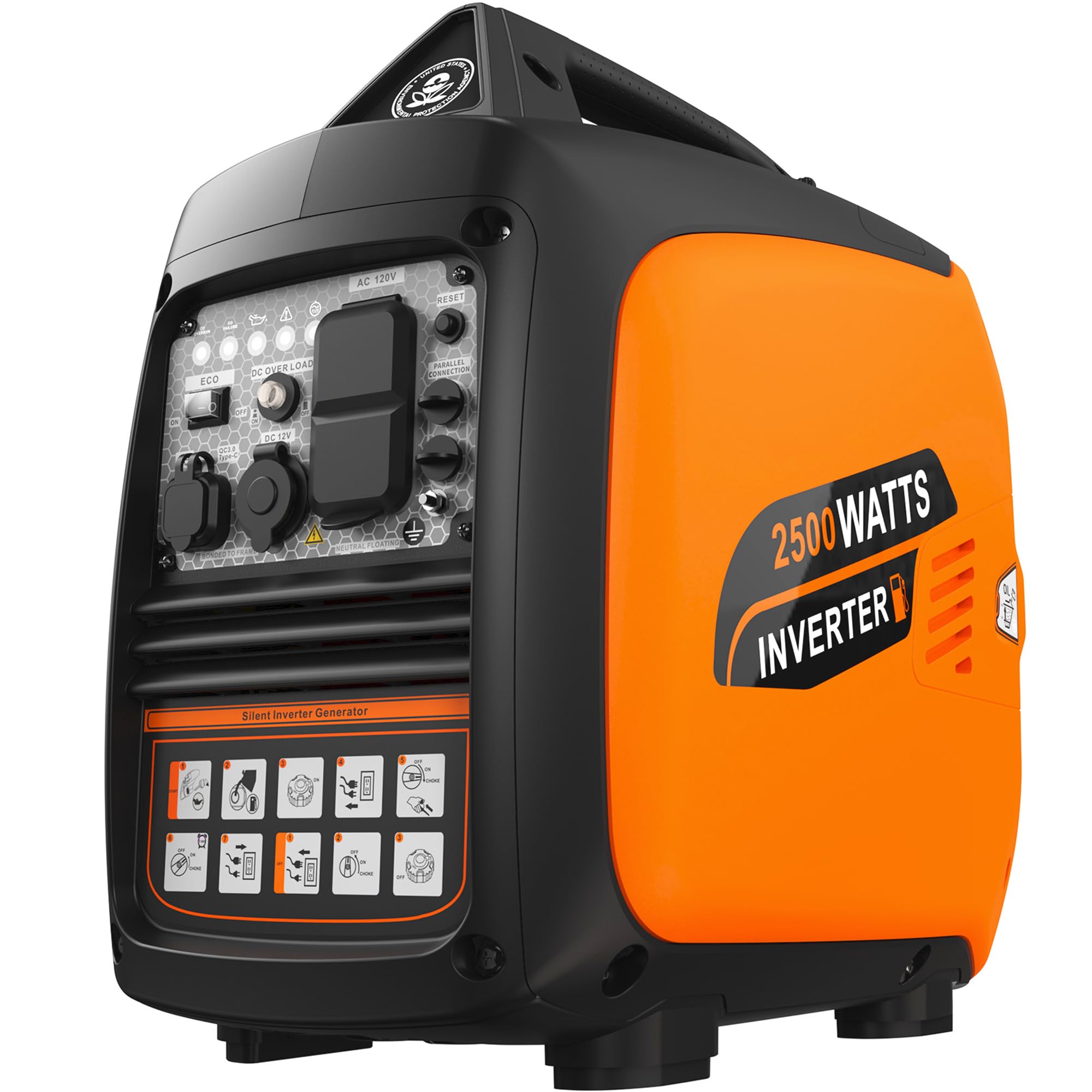 Mutaomay 2500W Portable Inverter Generator