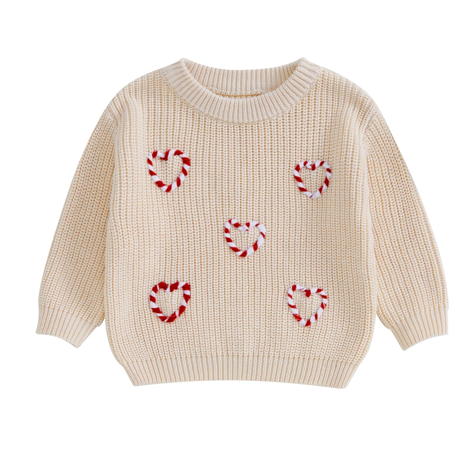 LSFYSZD Toddler Baby Girls Boys Halloween Pumpkin Sweaters Long Sleeve Crew Neck Winter Warm Knitwear Pullover Jumpers Top — view 242