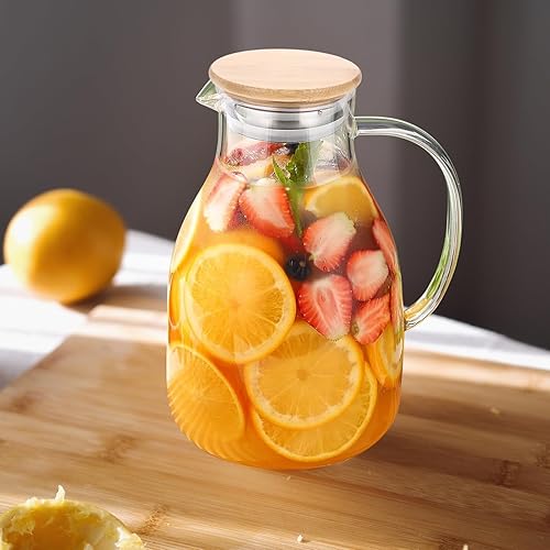 Miniatura 7 de Cubierta de repuesto de madera de bambú para jarra de agua para jarra doméstica fácil de limpiar resistente al desgaste Hervidor y tetera Uso