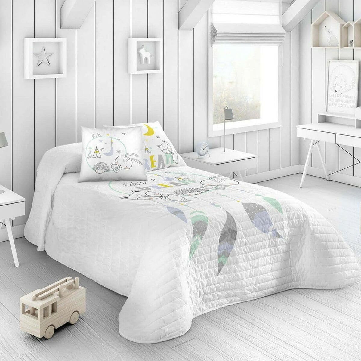 COOL KIDS Colcha bouti Reversible Lets Dream Cama 105
