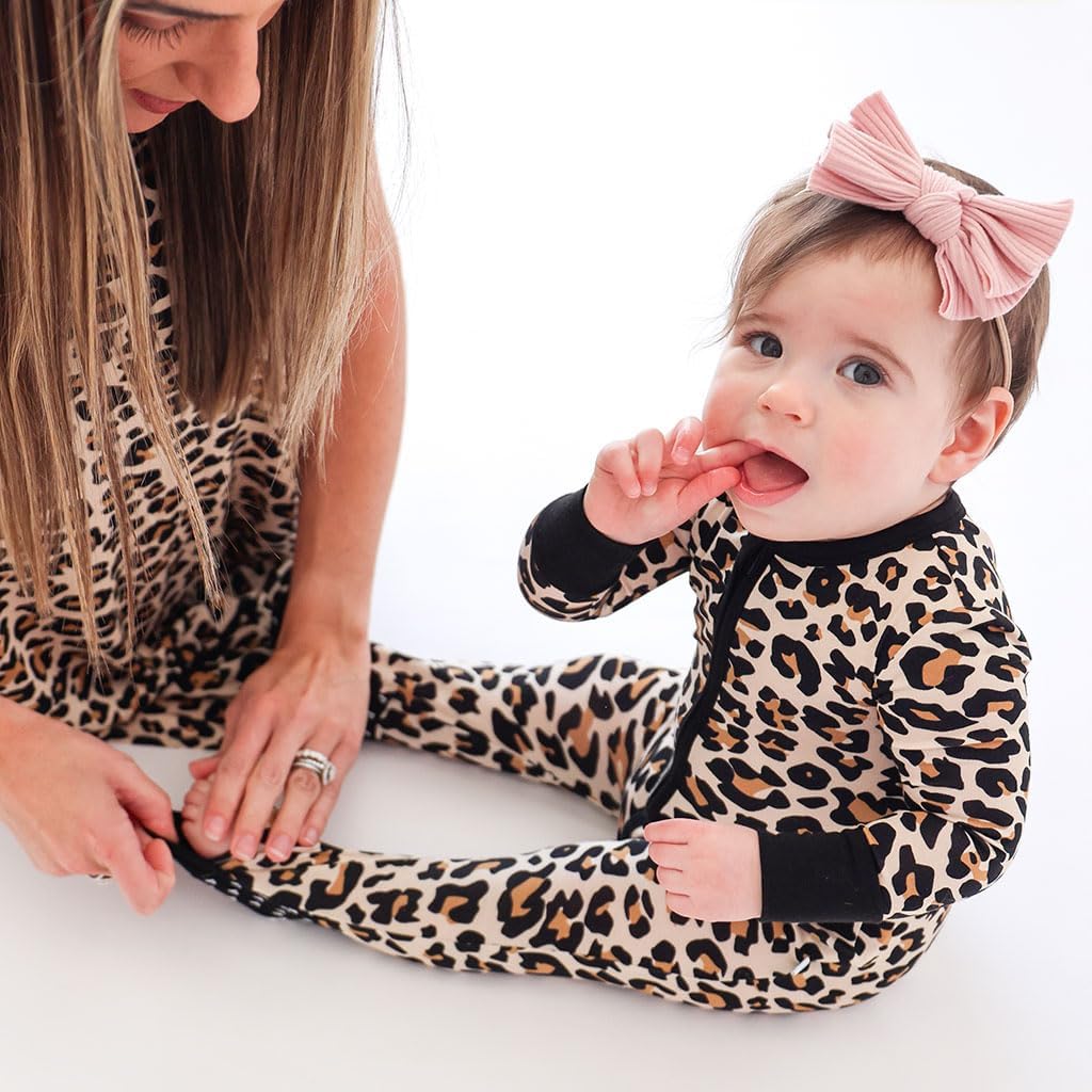 Posh Peanut Convertible Baby Sleepers - Girls Footless Baby Pajamas with 2 Way Zipper for Easy Diaper Changes - Image 3