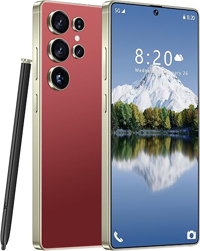 MMY Teléfono celular I25 Ultra desbloqueado, bolígrafo integrado, pantalla HD de 6.99 pulgadas, 16 + 512 GB teléfonos desbloqueados, Android 14 7000