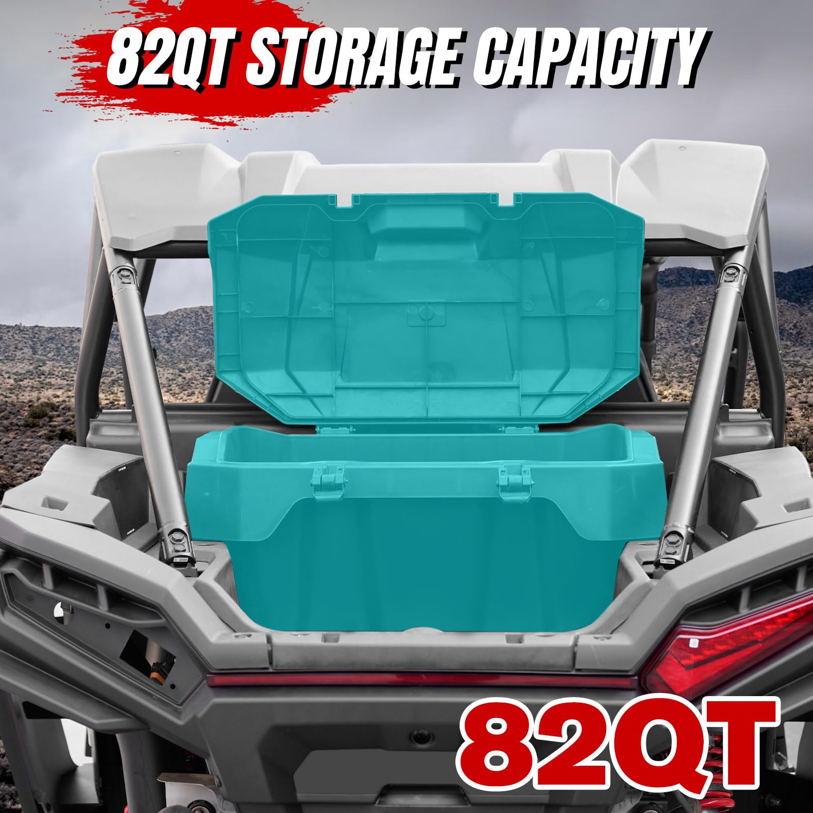 Amazon.com: A & UTV PRO 82 QT UTV Rear Cargo Box for 2024-2026