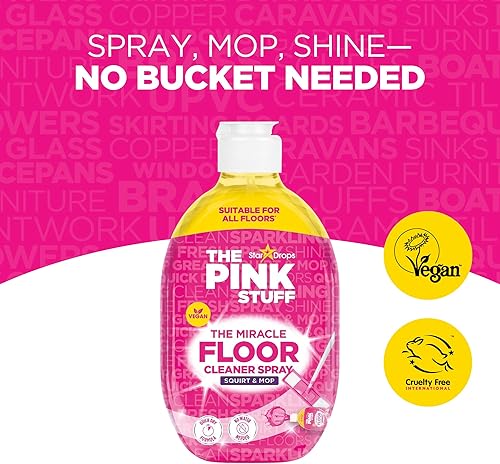 Miniatura 2 de Stardrops - The Pink Stuff - El limpiador de pisos Miracle Spray - Chorro y trapeador